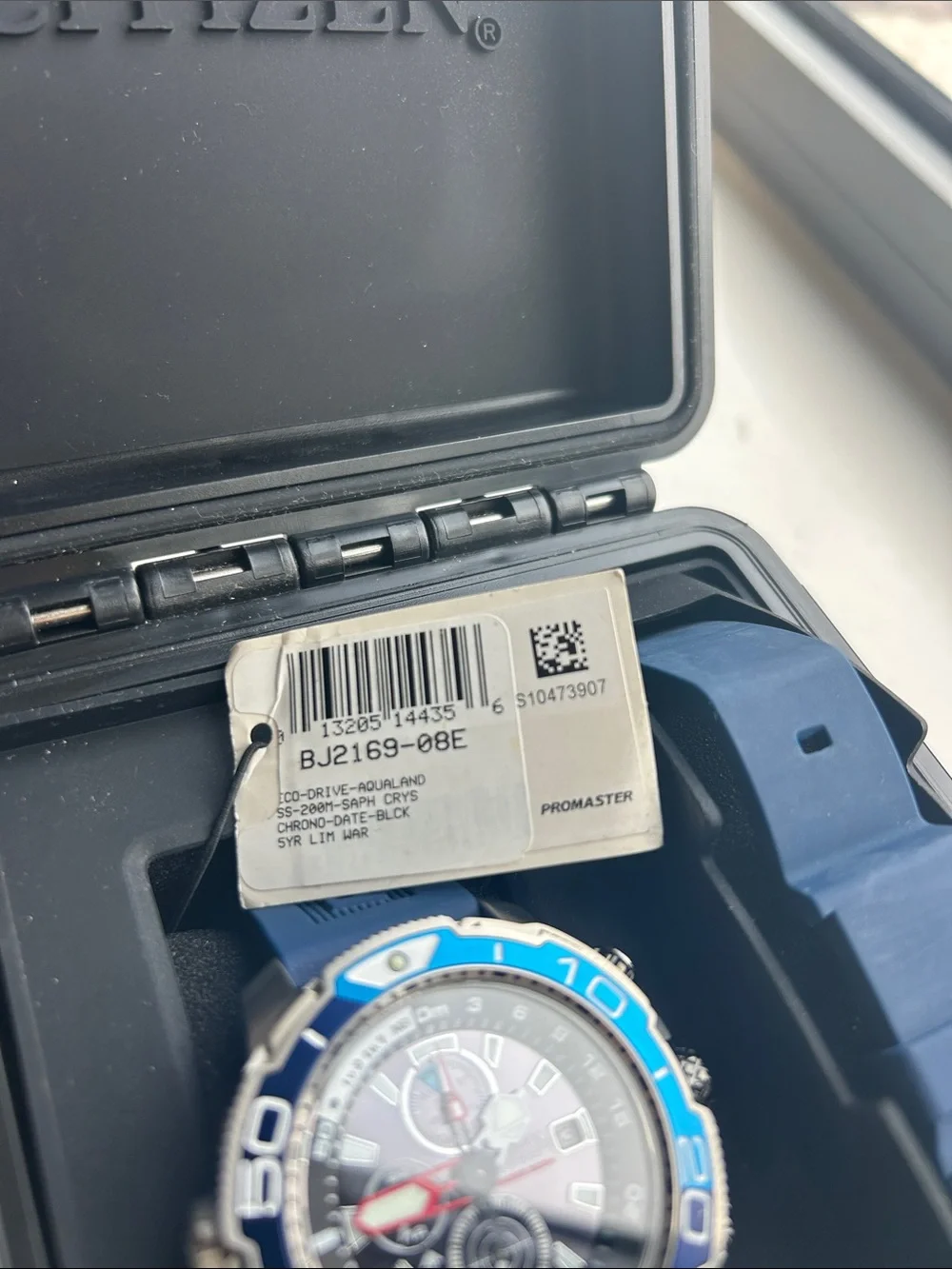 Citizen Promaster Aqualand Dive Chronograph with Extra Blue Strap